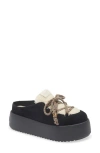 Fendi Black Suede Sandals In Black