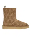 Fendi Apres Chic Ff Suede Boot In Brown