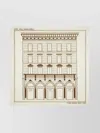 Fendi Architectural Print Lightweight Soft Square Shawl