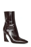 Fendi Brown Hagfish Leather Ankle Boots