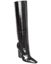 Fendi Arco Fine Patent Over-the-knee Boot In Black