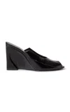 Fendi Black Hagfish Leather Sandals In Multi