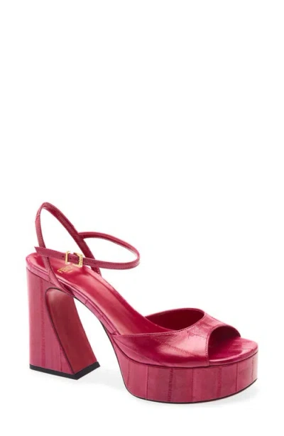Fendi Arco Platform Sandal In Pink