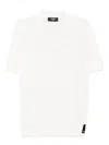 Fendi Asymmetric Polo Shirt In Neutrals