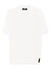 Fendi Asymmetric Polo Shirt In Neutrals