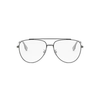 Fendi Aviator Frame Glasses In 014