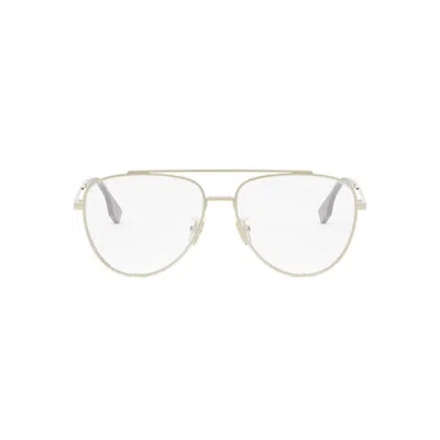 Fendi Aviator Frame Glasses In Black