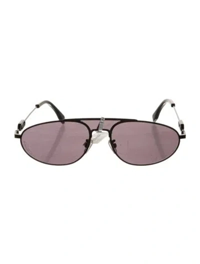 Pre-owned Fendi Aviator Tinted Sunglasses W/ Tags W/tags In Black