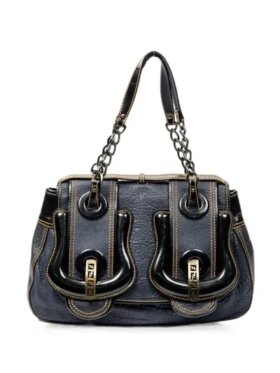 Pre-owned Fendi B Bag Tote Bag In Blue