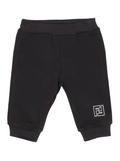 Fendi Baby's & Little Kid's Ff Logo Sweatpants In Black