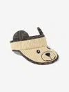 Fendi Baby Bear Visor In Beige