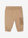 Fendi Baby Boys Ff Pocket Trousers In Brown