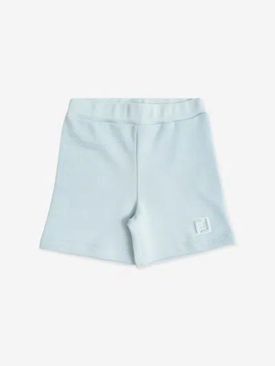 Fendi Kids'  Baby Boys Logo Shorts In Blue