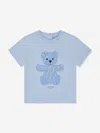 Fendi Baby Boys Teddy Bear T-shirt In Blue