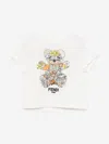 Fendi Baby Boys Teddy Bear T-shirt In White