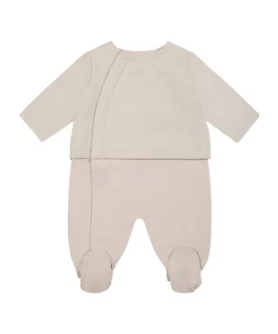 Fendi Baby Clothes, Bib And Hat Sets In Nude
