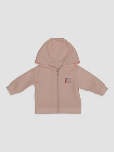 Fendi Baby Girl's & Little Girl's Ff Embroidered Cotton Knit Hoodie In Pink