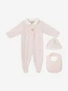 Fendi Baby Girls Bear Babygrow Set In Pink