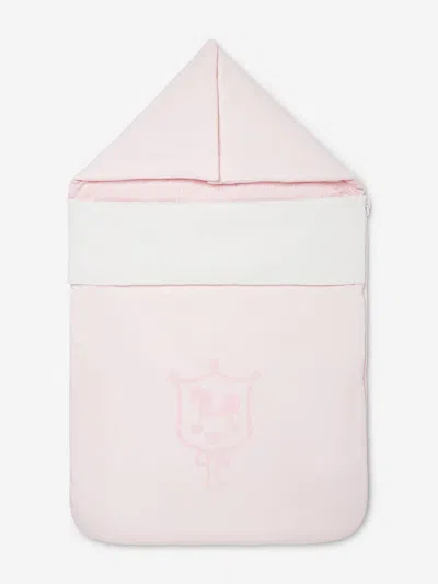 Fendi Baby Girls Cotton Padded Nest In Pink