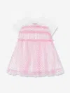 FENDI BABY GIRLS JERSEY AND TULLE DRESS
