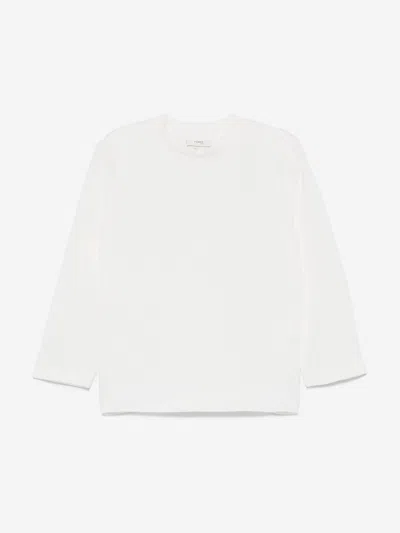 Fendi Baby Girls Jersey Stretch Top In White