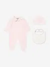 Fendi Baby Girls Logo Babygrow Set In Pink