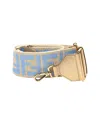 Fendi Baby Latte Jacquard Canvas Adjustable Strap You (authentic Pre-loved)