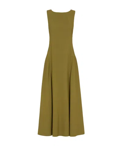 ワンピース FENDI Olive Green Sabl?? Dress Fendi Olive Green Sablã© Dress | ModeSens
