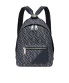 Fendi Small Leather Diagonal Insert Backpack In Black
