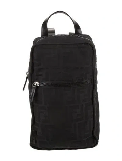 Pre-owned Fendi Backpack In Black