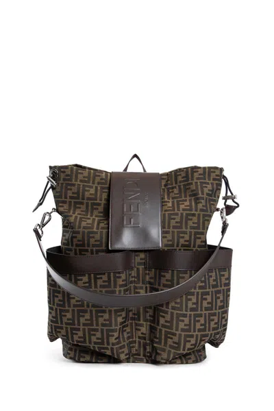 Fendi Backpacks & Travel Bags In Brown