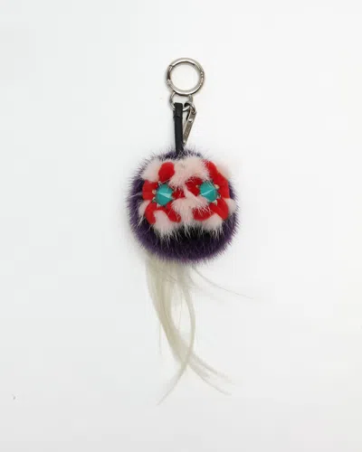 Pre-owned Fendi Bag Bugs Charms In Multicolour