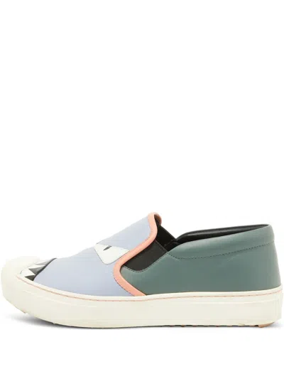 Pre-owned Fendi Bag Bugs Sneakers