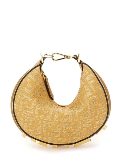 Fendi Bag "graphy" Mini In Sand