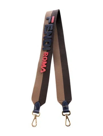 Pre-owned Fendi Bag Strap In Multi
