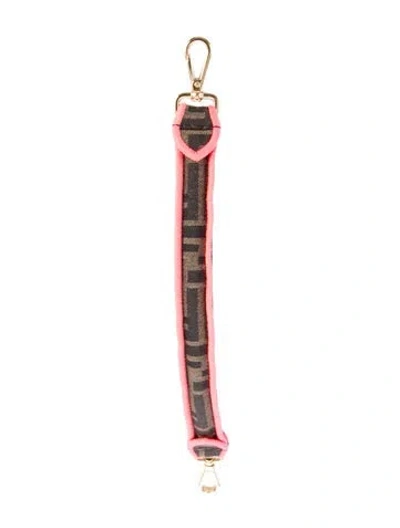 Pre-owned Fendi Bag Strap W/tags In Brown