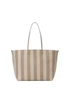 Fendi Pequin Striped And Ff Fabric Roll Large Reversible Shopper