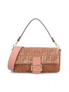 Fendi Medium Baguette Ff-jacquard Shoulder Bag