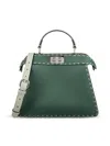 Fendi Small Peekaboo Iseeu Tote Bag In Green