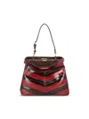 Fendi Medium Peekaboo Soft Shoulder Bag In Blue