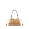 Fendi Mamma Baguette Large In Brown