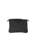 Fendi Large Rectangular Smooth Finish Shoulder Bag In Black