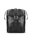 Fendi Flap Backpack In Black