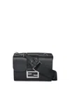 Fendi Double Baguette Bag In Black