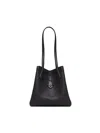 Fendi Origami Full Grain Leather Bag In Black
