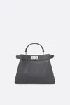 Fendi Small Peekaboo Iseeu Selleria Stitching Tote Bag In Gray