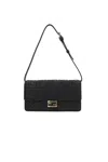Fendi Wallet On Chain Baguette In Nappa Leather With Ff Motif In Multi