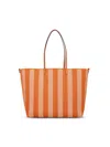 Fendi Roll Large Tote Bag In Orange
