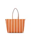 Fendi Roll Large Tote Bag In Orange