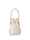Fendi Mon Tresor Removable-handle Bucket Bag In Pink